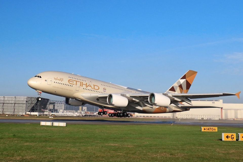 UAE's Etihad adds capacity on Abu Dhabi-Beirut route